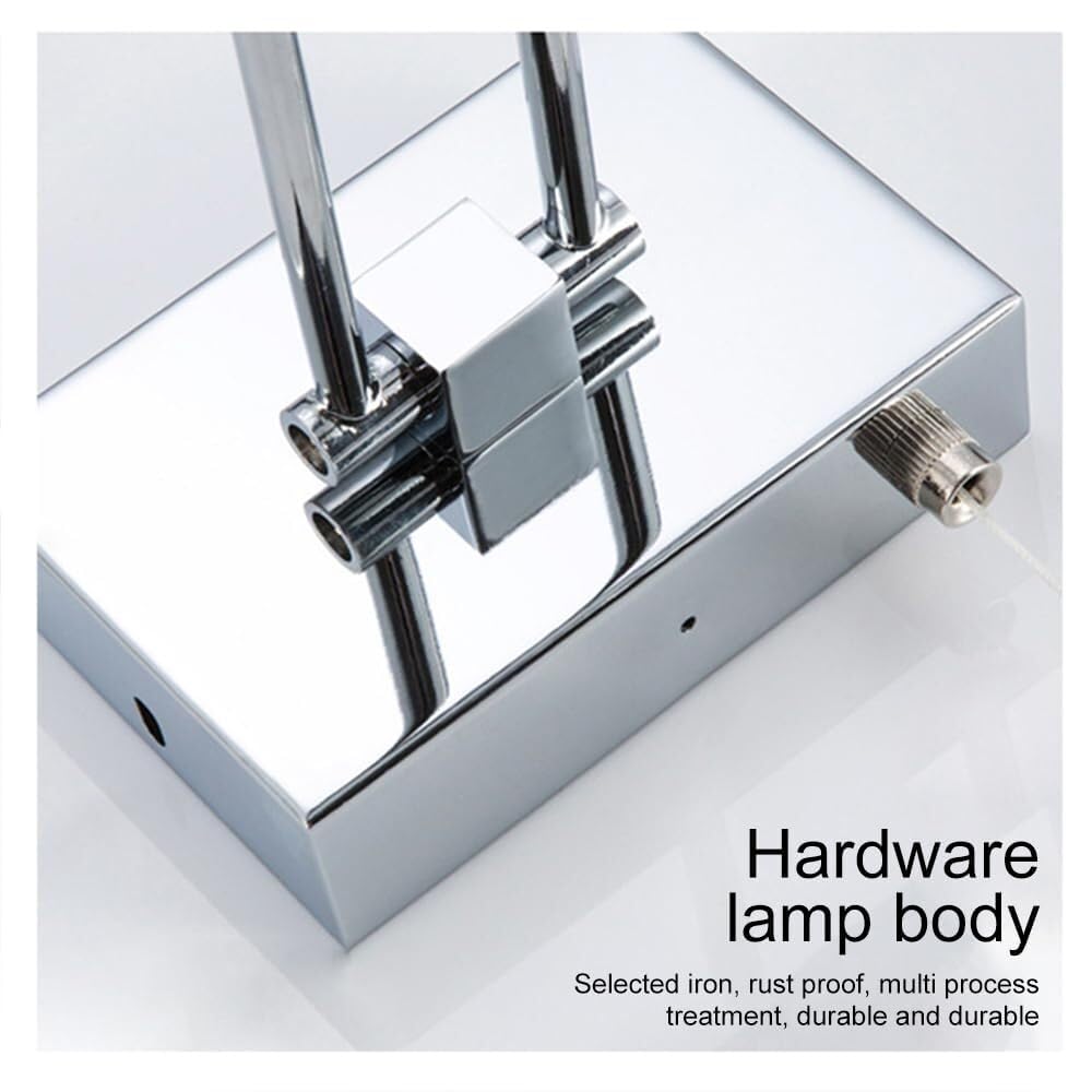 Lampada da parete a LED, lampada da parete, barra luminosa per trucco Lampada da specchio per bagno a LED con interruttore a tirante Lampade per armadietto a specchio Illuminazione
