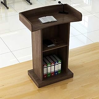 Premium Podium Desk for Events - Perfect for Weddings, Corporate Functions & Restaurant Use - Elegant Reception Host Stand for Campus & Gatherings