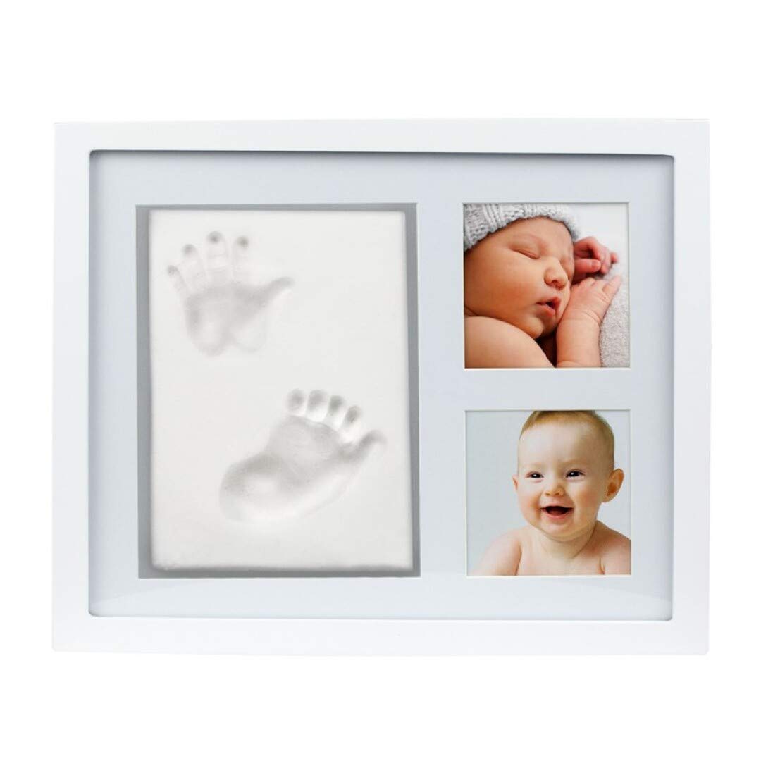 Pearhead Cornice Foto e Impronta della Mano e del Piede del Neonato in Materiale Moddellabile - 1 kg