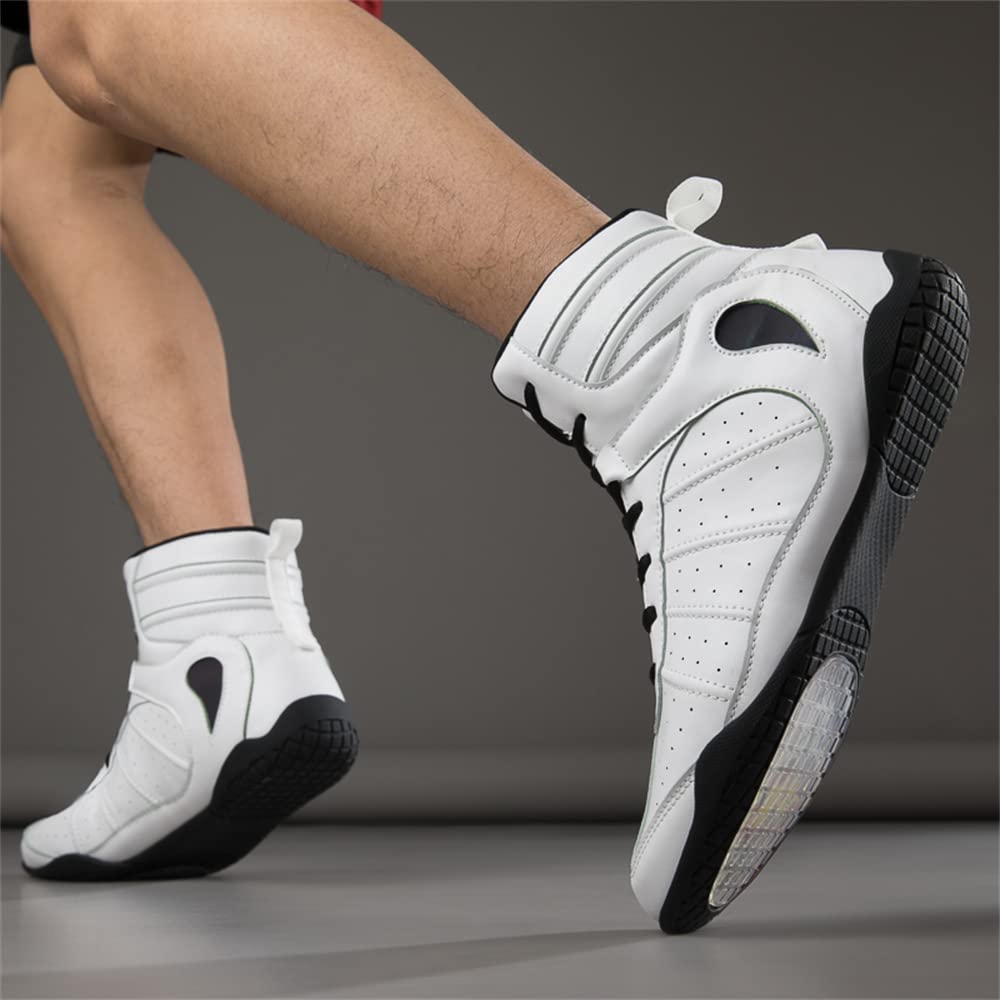 Scarpe da Boxe da Uomo Scarpe da Wrestling PRO Stivali da Boxe da Allenamento Fitness da Donna