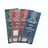 RUFF BAR Dog Treat Variety Pack - Real Meat Snack Bars - Pork, Bison, Bison Pork & Beef Dog Chew - Natural, Grass Fed, Hormone & Antibiotic Free Snack Bars - 1.5oz/42g - 4 Packs in 1