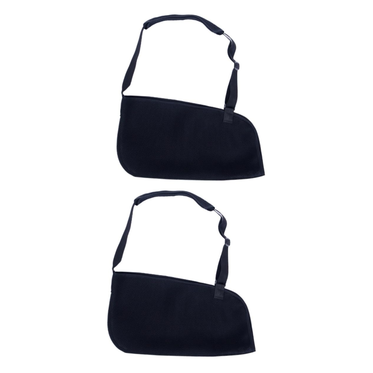 FOMIYES 2 Pcs Fracture Belt Arm Support Sling Sports Sling for Arm Sling Shoulder Injury Elbow Brace Support Comfortable Arm Sling Adjustable Shoulder Immobilizer Split Strap Elbow Black
