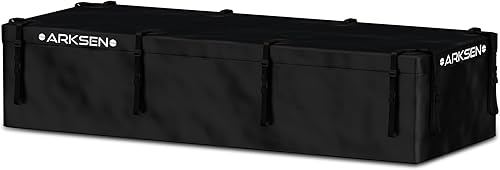 ARKSEN Bolsa de almacenamiento de equipaje para cestas de techo de 84 x 39 pulgadas, impermeable, 29 pies cúbicos (83.07 pulgadas de largo x 33.07