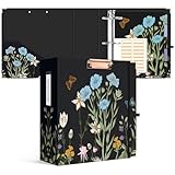 Ospelelf 3 Ring Binder for Letter Size Documents with 5 Tab Dividers, 3 Inch Ring, 4.4 Inch Spine,...