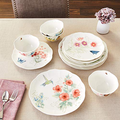 Lenox 883319 Butterfly Meadow Flutter 12Pc Dinnerware Set #TOP6