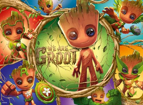 Puzzle 100 pièces : Nous sommes Groot ! Ravensburger France - vue 5