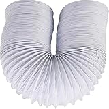 IBBAH Universal 4 Metre (102mm/4 Inch) Tumble Dryer Hose – Extra Long Flexible Dryer Vent Pipe Compatible with Beko, Hoover, Candy, Hotpoint, Miele, & Many Other Models