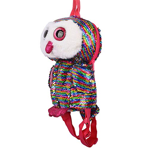 Preisvergleich Produktbild Ponnen Weihnachten Süßigkeitentasche Eule Rucksack Geschenktüten für Weihnachten Party Weihnachtsdekoration Mehrfarbig