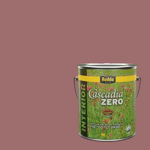 Vista 170 de Rodda Paint CASCADIA ZERO - Pintura satinada e imprimación para interiores en uno, 1 galón, pizarra