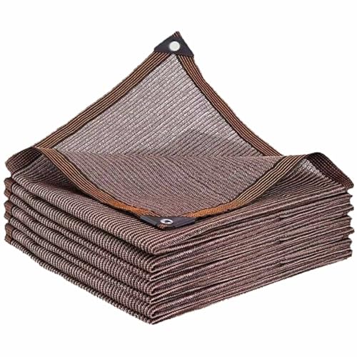 Red de Sombra Toldo Vela de Sombra Anti-UV 80% Malla Sombreadora Sun, Tamaño Grande, para Pergola Jardín Patio Balcón Invernadero(16.4x16.4ft=5x5.0m)