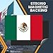 Magnet Me Up Mexico Mexican Flag Car Magnet - 3x5 Inches - UV Printed Vinyl - Weatherproof, Durable Magnetic Decal - Patriotic Mexico Car Accessory - Fridge, Locker, Made in USA