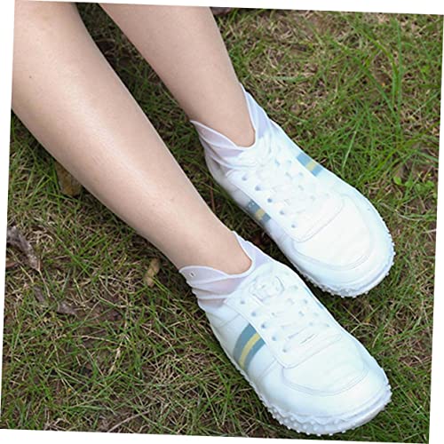 Cubrecalzado impermeable reutilizable ibasenice para lluvia, cubrebotas de silicona antideslizante miniatura 4