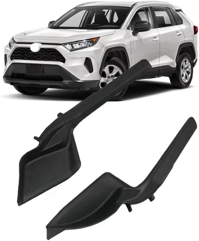 Hood Rubber Strip Windshield Wiper Side Cover Extension Cover 53866-0R070 53867-0R070 for Toyota for RAV4 2019-2022