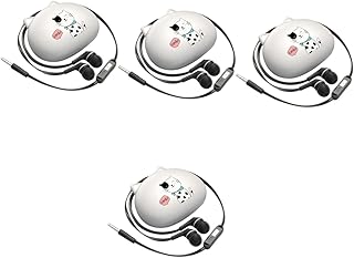 UKCOCO 4 Pçs Fone De Ouvido Com Fio Universal Com Fio Fone De Ouvido Para PC Com Fio Fones De Ouvido Com Fio Fones De Ouvido Mp3 Fones De Ouvido Com Microfone Celular Fones De Ouvido Mp3