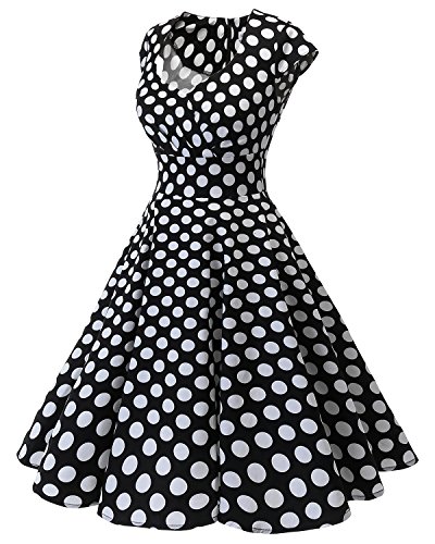 Image of Bbonlinedress Women Short 1950s Retro Vintage Cocktail Party Swing Dresses