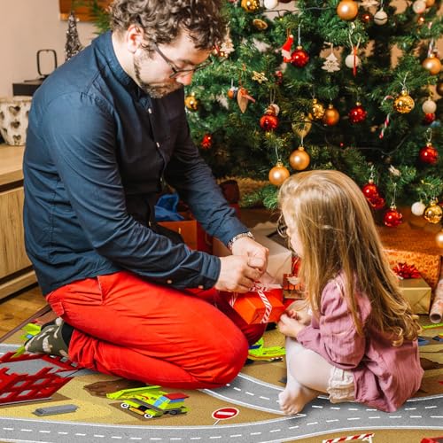 Image of Booooom Jackson Kids Construction Rug, 3'3 inch x 4'11 inch