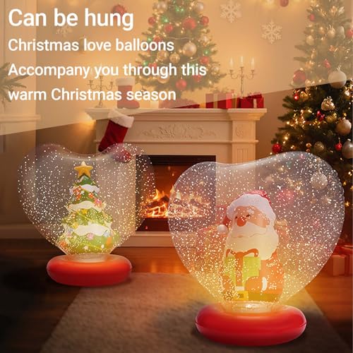 Décoration de Noël gonflable suspendre étanche télécommande LED - 3