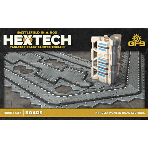 Hextech Intersections routières x20 décors de table pour wargames Gale Force Nine - 3