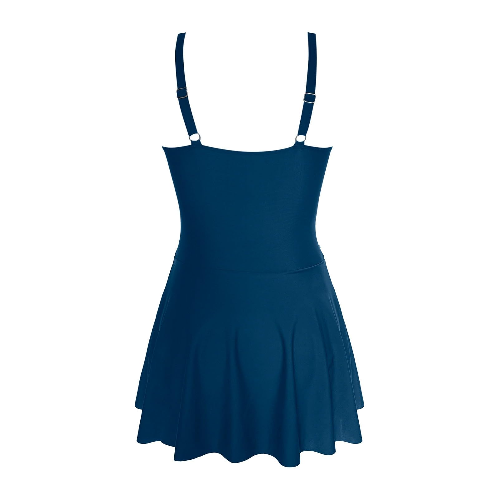 Costume da Bagno Snellente con Scollo a V e Design Scollato