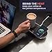 Nomodo Trio Wireless Qi-Certified Fast Charger with Mug Warmer/Drink Cooler