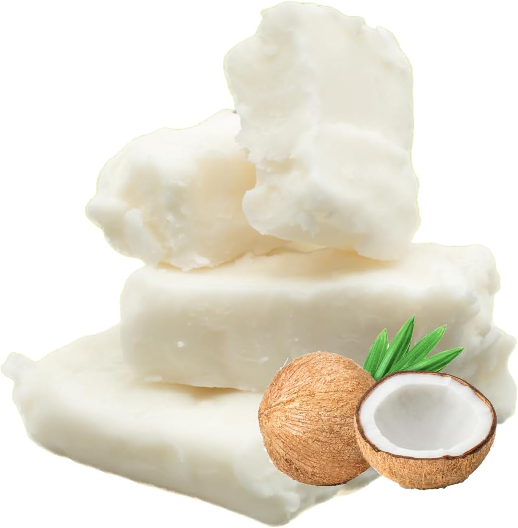 fleur de spa Coconut 83 Wax All Natural Wax for DIY Candle Making Coconut Wax Blend Made in USA (1 Pound bar)