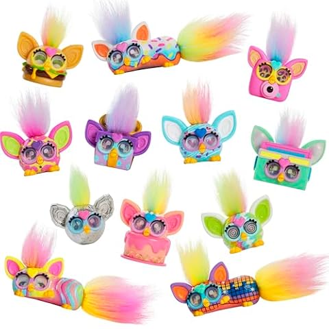 Dwunastopak miniaturowych figurek Furby, seria 1