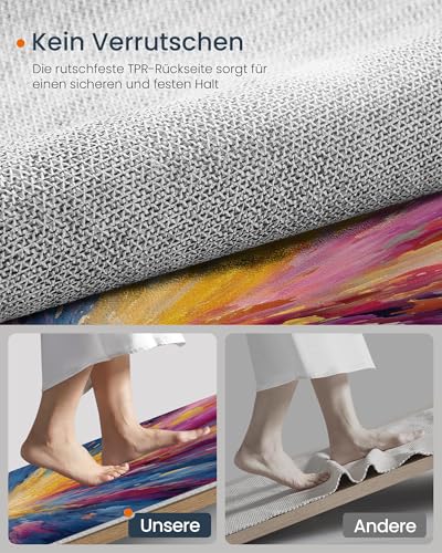 Tapis rond lavable absorbant et antidérapant style moderne - 7