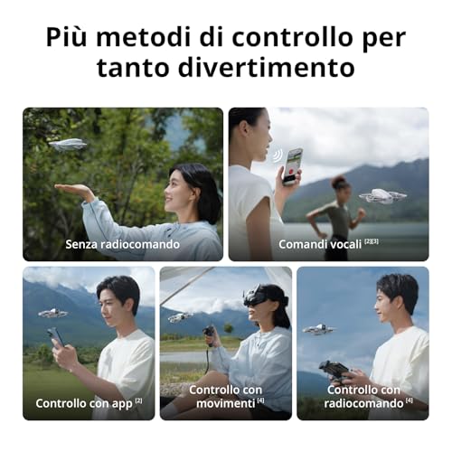 Neo Combo Fly More, mini drone con fotocamera UHD 4K per adulti, 135g drone che vola da solo e ti segue, decollo dalla mano, tracciamento del soggetto, QuickShot, con RC-N3 e 3 batterie - Gadget - Immagine 5