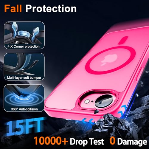 Image of Magnetic for iPhone 17e Case & iPhone 16e Case, Hot Pink