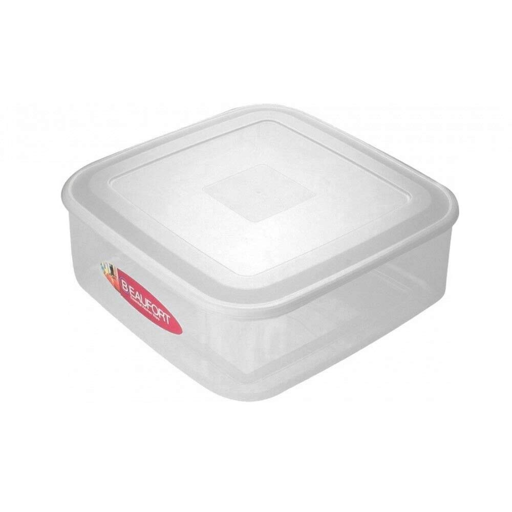 Beaufort Thumbs Up 1.5L Square Food Container Clear