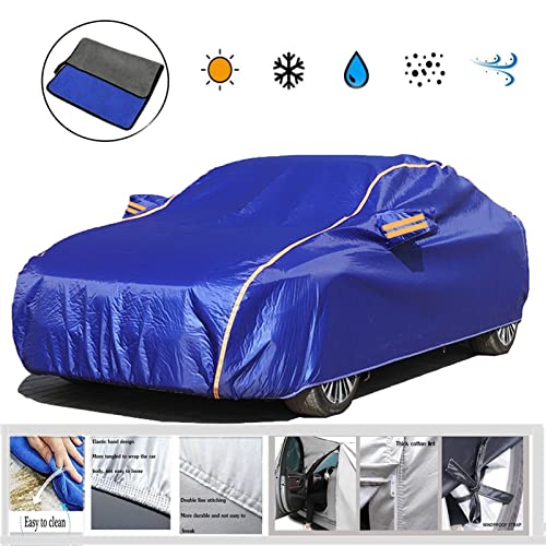 Housse de voiture pour Golf 7 bâche imperméable bleu - 3
