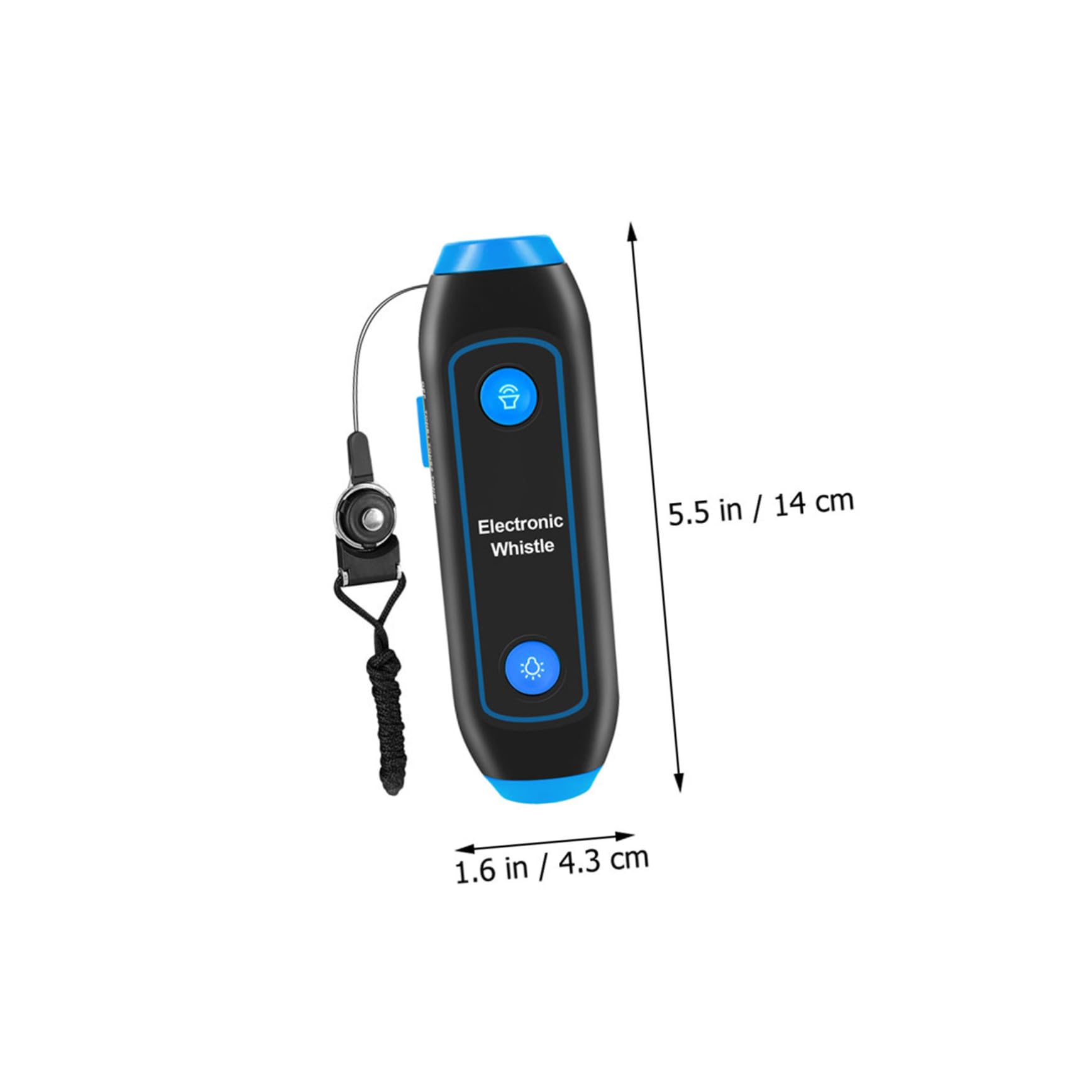 MAGICLULU Sifflet Électronique D'arbitre avec Lumière Sos LED et Cordon, Abs Solide, Signal d'urgence pour Sports et Randonnée en Plein Air, Sécurité et Entraînement