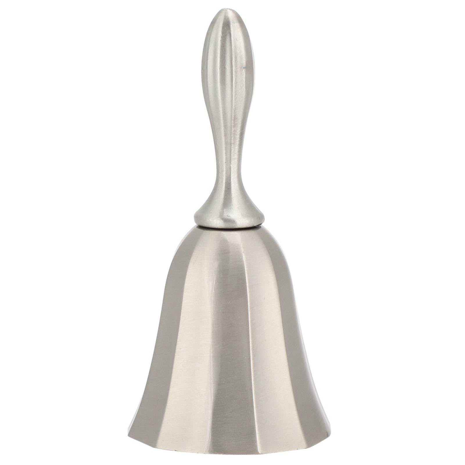 FLEXMAN Hand Held Bell, European Metal Dinner Bell for Home Decor, Retro Ancient Tin Colour Service Bell for Restaurant Hotel Class Bell