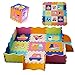 HB.YE Bunt Teppich Krabbelmatte Spielmatte Babymatte Puzzlematte Baby Schaumstoff Puzzle Matte Ab Null Kinder Spielteppich Spielmatte Baby Krabbeln Boden Schlafzimmer Yoga Turnhalle (Auto, 9 Teilig)
