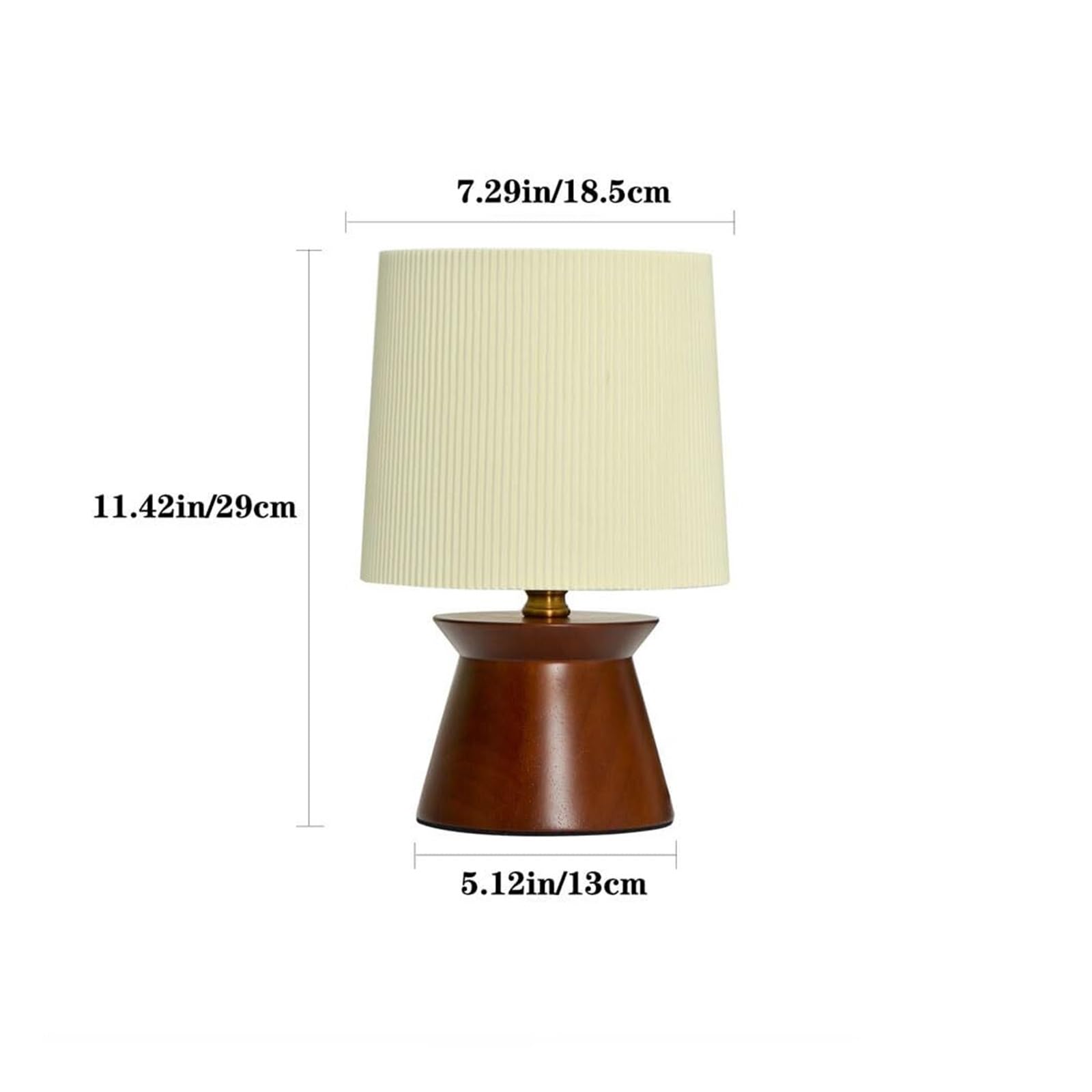 Lampada da comodino cinese vintage con base in legno, lampada da scrivania moderna in stile fattoria francese, apparecchio lampada da scrivania