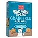 Cloud Star Wag More Bark Less Oven Baked Biscuits, Grain Free Crunchy Dog Treats, with Smooth Aged Cheddar -14 oz.