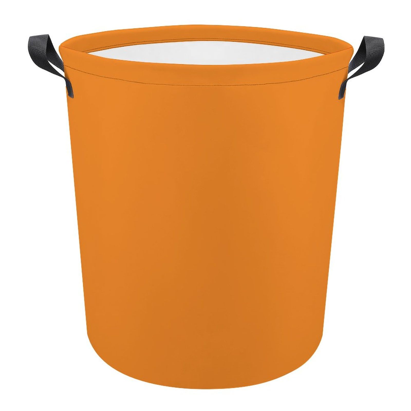 Large Laundry Hamper, Bright Orange Chic Square Laundry Basket Collapsible & Waterproof Storage Basket for College Dorm, Family Essentials