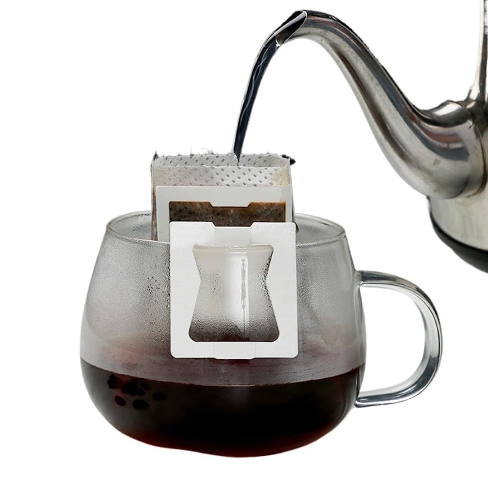25-500 Stück Einweg Aufhängebarer Tropfkaffee Filterbeutel