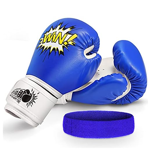 Letsgozzc Kinder Boxhandschuhe, Geschenke für Kinder Box Handschuhe für Kinder Geschenke Junge 4-12 Jahre Boxing Gloves Kids Spielzeug ab 4-12 Jahre Junge Mädchen -Blau
