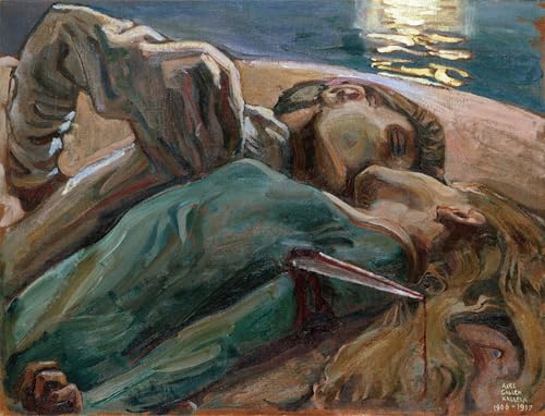 Affiche Toile Gli Amanti Akseli Gallen-Kallela : Sublimez enfin vos grands murs vides