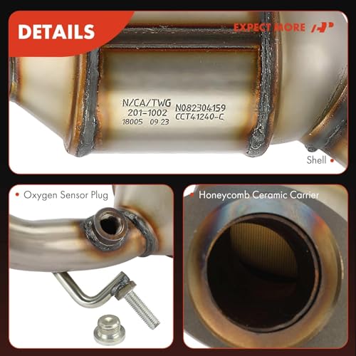 A-Premium Catalytic Converter Direct-Fit Compatible with Toyota Sienna 2004 2005 2006 3.3L FWD, EPA Compliant by A-premium - Used condition - Image 8