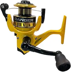 Molinete Ranger 3 Rolamentos, Série 2000, Amarelo