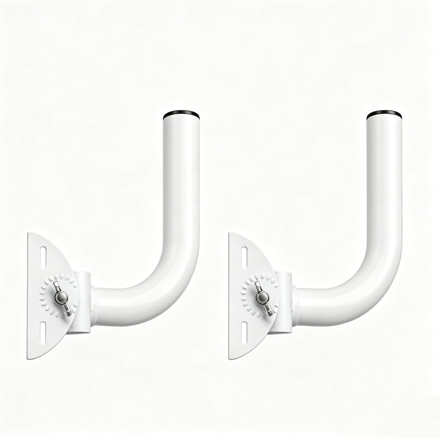 Outdoor Wireless Bridge Bracket Mount,2-Pack 180°Adjustable Wall Pole Mount