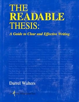 Hardcover Readable Thesis: Clear and Effective Writing Book