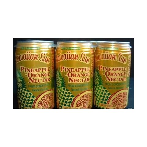 Hawaiian Sun Pineapple Orange Nectar Juice (12 Cans) Cover