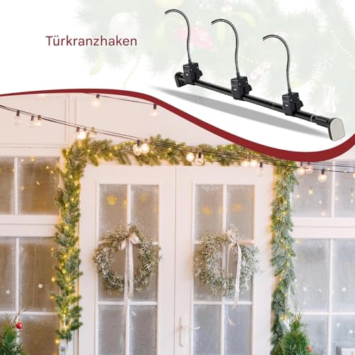 Crochet de suspension pour porte d'entrée support réglable amovible sans perçage