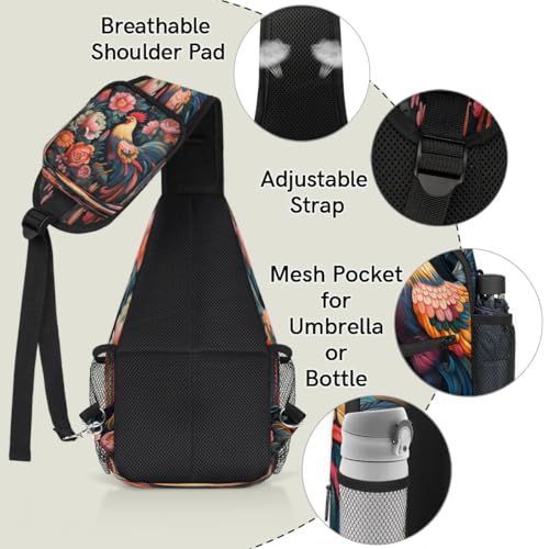 Bolso sling unisex para viaje y senderismo miniatura 4