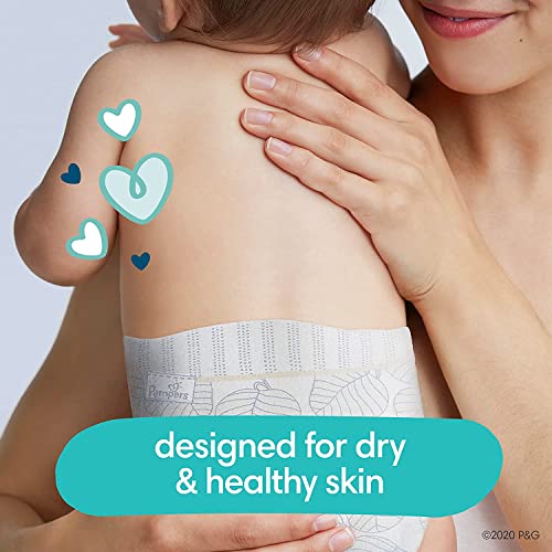 Pampers Pure Protection Disposable Baby Diapers Starter Kit (2 Month Supply), Sizes 1 (198 Count) & 2 (186 Count) With Aqua Pure Sensitive Baby Wipes, 12X Pop-Top Packs (672 Count) #TOP2