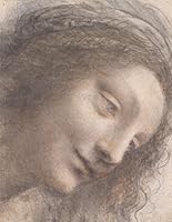 Leonardo da Vinci Sketchbook #4: Cool Artist Gifts - The Head of the Virgin in Three-Quarter View Facing Right Leonardo da Vinci Sketchbooks For Artists Adults and Kids to Draw in 8.5x11" 100 blank pa 1671718437 Book Cover