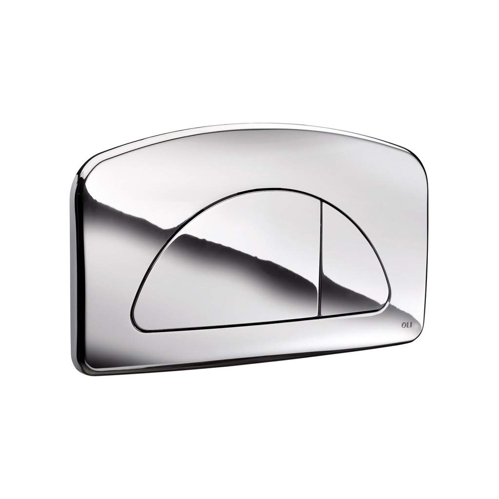 Placa doble caja empotrable diamante cromado 627004 aceites